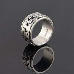 Ancient Chinese dragon ring - 925 sterling silverRings