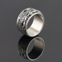 Ancient Chinese dragon ring - 925 sterling silverRings