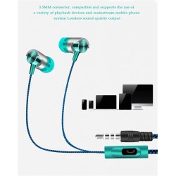 M&J J7 - fones de ouvido - com microfone - super baixo