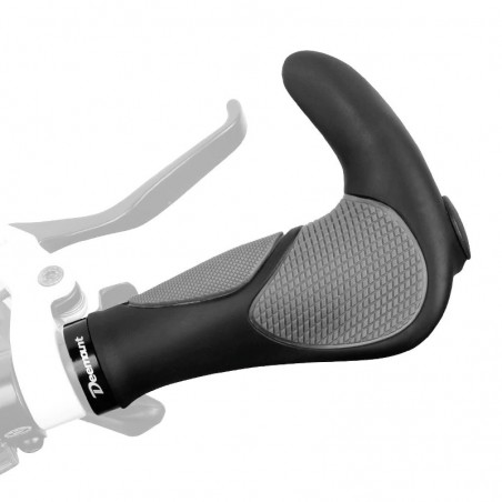 Bicycle ergonomic handlebar grips - non-slip - shock absorption - TPR rubber