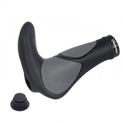 Bicycle ergonomic handlebar grips - non-slip - shock absorption - TPR rubber