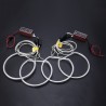 Luz do olho do anjo - anel halo - LED branco - 131mm - para BMW E36 E38 E39 E46 - 4 peças