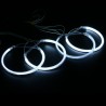 Luz do olho do anjo - anel halo - LED branco - 131mm - para BMW E36 E38 E39 E46 - 4 peças