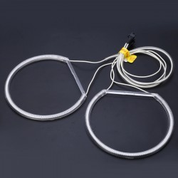 Luz do olho do anjo - anel halo - LED branco - 131mm - para BMW E36 E38 E39 E46 - 4 peças