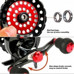 Reel for ice fishing - 6+1 ball bearings - high speed - right / left sideTools
