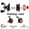 Reel for ice fishing - 6+1 ball bearings - high speed - right / left sideTools