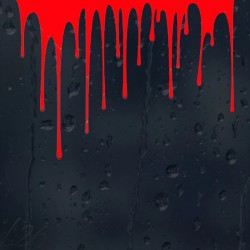 Dripping blood - adesivo de carro de vinil