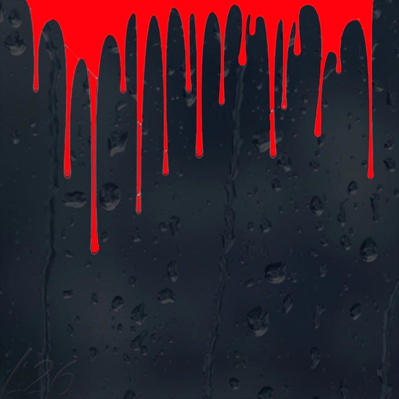 Dripping blood - adesivo de carro de vinil