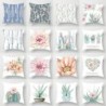 Cushion covers - single sided print - plant watercolor painting - 45 * 45cm