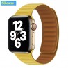Apple watch - silicone / leather magnetic strap - 38mm - 42mm