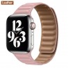 Apple watch - silicone / leather magnetic strap - 38mm - 42mm