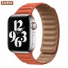 Apple watch - silicone / leather magnetic strap - 38mm - 42mm