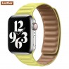 Apple watch - silicone / leather magnetic strap - 38mm - 42mm