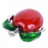 Red / green apple - elegant broochBrooches