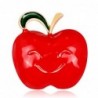 Apple with a smiling face - broochBrooches