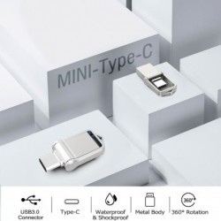 Memory stick - dual USB - 3.0 - type-C - rotatable - 32GB - 64GB - 128GBUSB memory