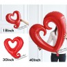 Heart shaped balloon - Valentine's Day / weddings / party decoration - 18 / 30 / 40 inchBalloons