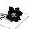 Flower with crystals - elegant brooch
