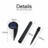 Garden lamp with music - solar - waterproof - LED - frog / cicadas sound - 2 pieces