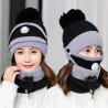 3 in 1 - knitted beanie / face mask / scarf - warm winter set