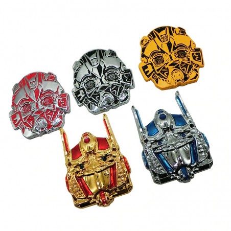 transformadores 3D - metal emblema - autocolante
