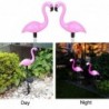 Solar garden lamp - waterproof - LED - neon - flamingo shape