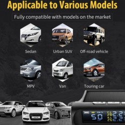 Universal car GPS - speedometer - tire pressure sensor - 2 in 1 Head Up display - TW500 TPMS/ HUD