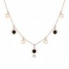 Gold necklace - round charms with Roman numbersNecklaces