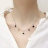 Gold necklace - round charms with Roman numbersNecklaces