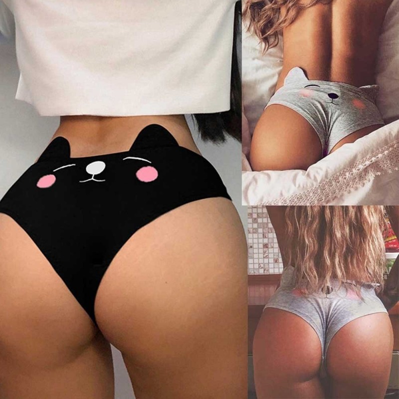 Panties with cat ears - sexy lingerie