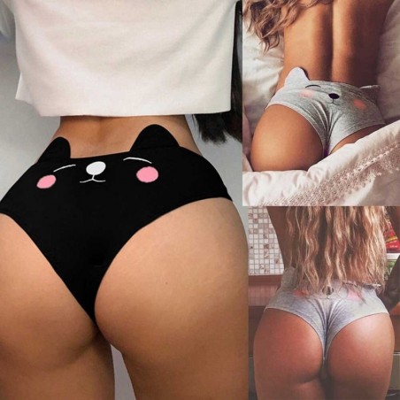 Panties with cat ears - sexy lingerie