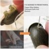 Sewing thimble - finger protector - retro metal brass