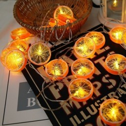 Fruits slices shaped string light - battery powered / USB - lemon / lime / orangeLights & lighting