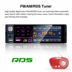 Car radio - 1 Din - RDS - microphone - USB - MP3 - MP5 - TF - ISO - in-dash multimedia player