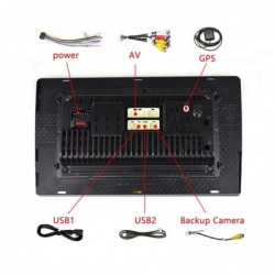 9/10" car radio - Android / 2 Din - GPS - Bluetooth - WIFI - Mirrorlink - MP5