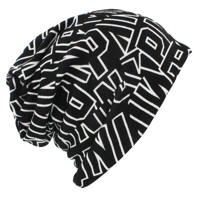 2 in 1 multifunctional hat - scarf - with letters design