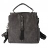 Leather backpack - shoulder bag