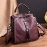 Leather backpack - shoulder bag