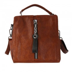 Leather backpack - shoulder bag