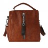 Leather backpack - shoulder bag