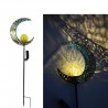 Flame effect garden light - metal lamp - LED - solar - waterproof