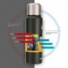 Vacuum thermos - with strap / bag - double wall - stainless steel - 500ml - 750ml - 1000ml - 1500ml