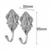 Curtain hooks - rose pattern - 2 pieces