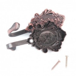 Curtain hooks - rose pattern - 2 pieces
