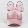 Kids baseball cap - snapback with bow / pearls / mesh