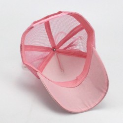 Kids baseball cap - snapback with bow / pearls / mesh
