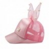 Kids baseball cap - snapback with bow / pearls / mesh