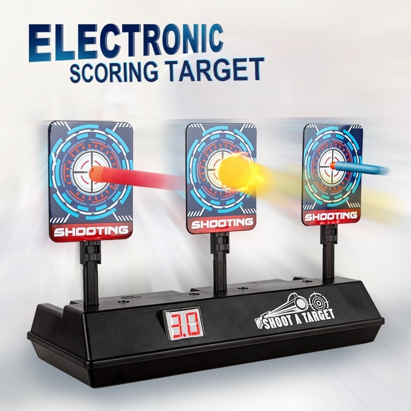 Electronic shooting range - scoring target - auto-reset - For Nerf N-strike Elite / Mega / Rival Series