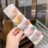 Animals / flowers / fruits / rainbow - hair clip for kids - 5 pieces