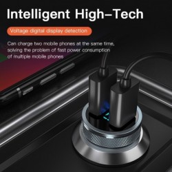 36W - USB phone car charger - quick charging QC3.0 / PD - type-CInterior accessories